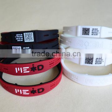 cheap silicone ID bracelet