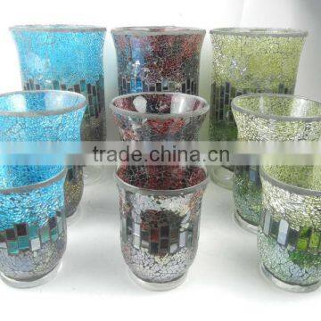 Transition tint glass mosaic hurricane