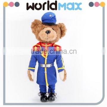 Custom Plush Toy Teddy Bear With Uniform