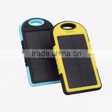 portable 4000mah solar power bank for mobile phones