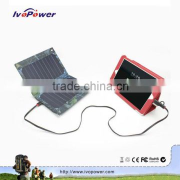 New design OEM High quality portable solar mobile charger 10W waterproof solar panel charger