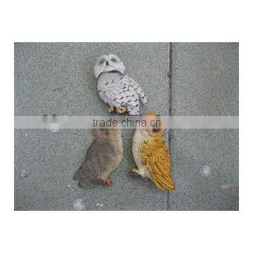 cheaper resin owl design fridge magnet