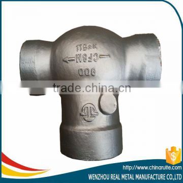 Water Media and Angle Structure sand casting valve