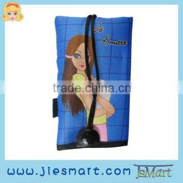 JIESMART photo bag key case sublimation printing microfiber custom