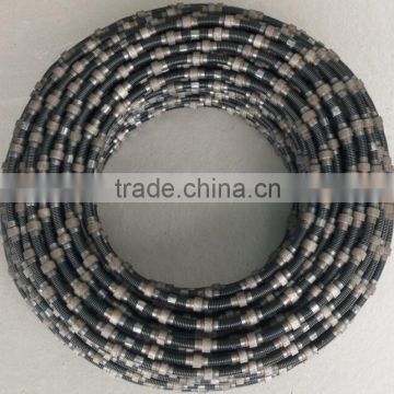 11.5mm spring diamond wire saw for marble quarry cutting