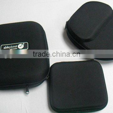 EVA pu earphone carrying case packaging with tray inside
