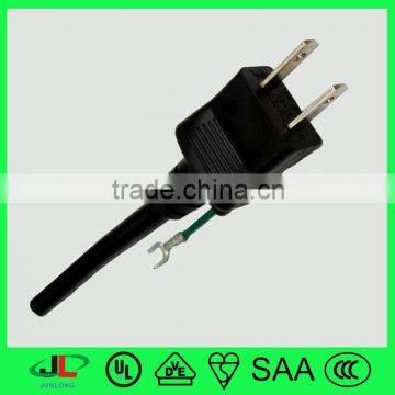 2 pin extension cord PSE approved Japan standard plug Jap plug with grounding wire