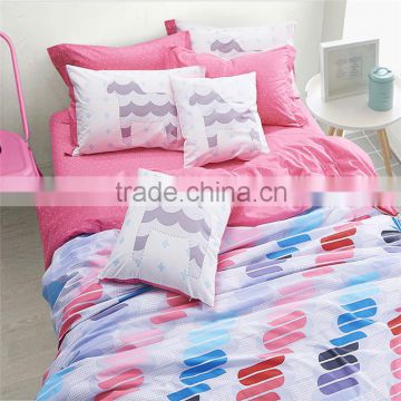 Colorful Stripes and Horses 100% Egyptian Cotton Bedding set