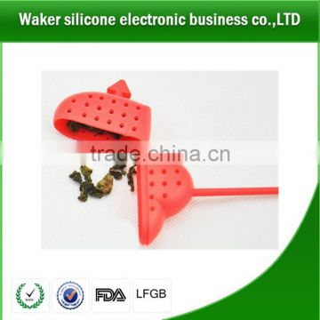 cute design silicone tea steeper