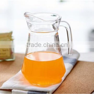 Hot selling good quality glass water jug & beer jug & juice jug