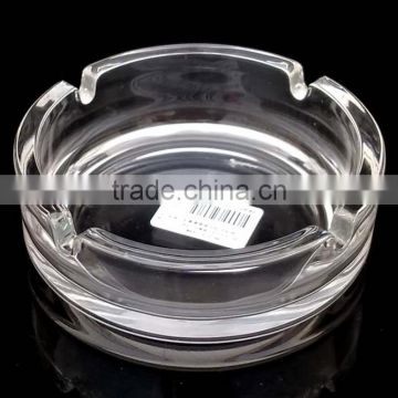 Cheap round clear glass ashtray wholesale