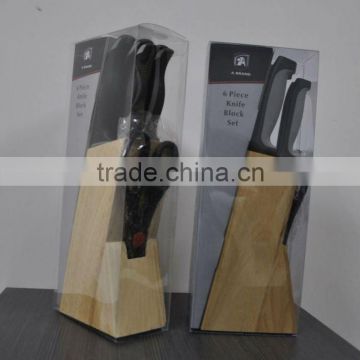 best price knives set with wooden block