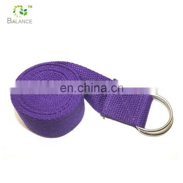 Nylon Yoga Strap Yoga Belt colorful D ring straps yoga sport relax straps