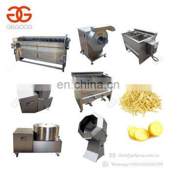 High Quality Industrial Mini French Fries Making Machinery Fresh Potato Chips Machine Production Line