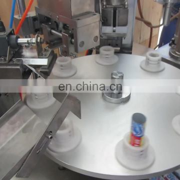 Semi-automatic ultrasonic grease tube filling and sealing machine