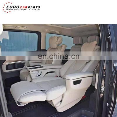 V class W447 autoparts seat vito V260 beige and black color W447 car seat Luxury Leather Auto Car Electric Adjustable Seats