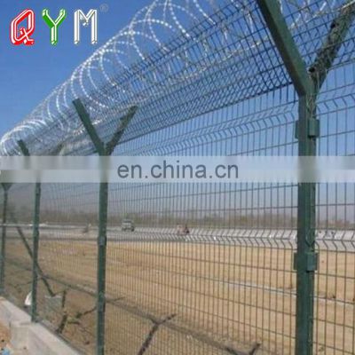 Airport Fence Razor Wire Fence Anti Climb Prison Fence Panels