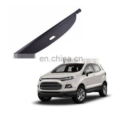 Black Beige Color Canvas Retractable Cargo Cover Tonneau Cover For Ford Ecosport 2013-2017