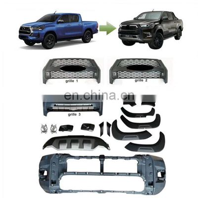Auto Accessories High Quality Body Kits for Toyota Hilux Revo 2021 update to Rocco 2021