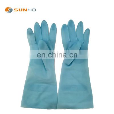 Washing gloves household kitchen items rubber cleaning gloves Household rubber latex family rubber hand gloves