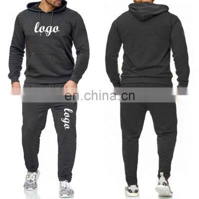 Customized blank pullover sportswear, hooded cotton track suit men's sports ActiveWear men's jogging suit