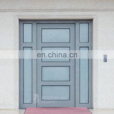 Aluminium fiberglass exterior doors designs