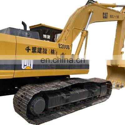 Second hand e200b 200b cat original heavy equipment cat used excavator for sale