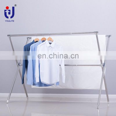 Stable quality stainless steel clothes hanging rack