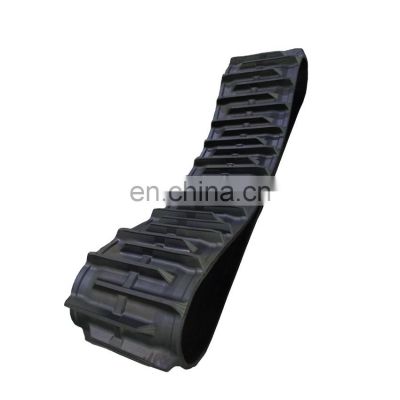 Tracks X 86 Rubber 450 X 71 Excavator Undercarriage Parts Crawler Chain Natural Rubber Construction Works Malaysia CN;FUJ Black