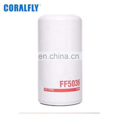 CORALFLY OEM&ODM Factory Price Diesel Engine Fuel Filter   25011024 23518528 P550958 FF5036