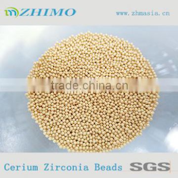 Structural grind ball for ceramics use dia 1.0mm sintered CeO2 zirconia bead