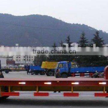 2 axle low flatbed Semi-Trailer