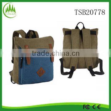 New Products 2015 Wholesale Yiwu School Canvas Briefcase Travel Bag Men's Backpack