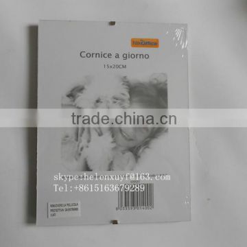 plastic clip frame with paper corners protector