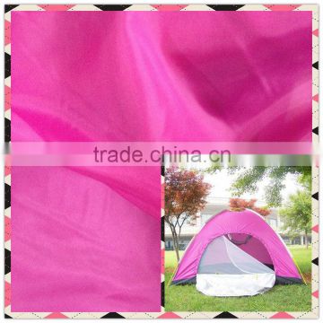 China cheap 230T polyester taffeta tent material with pu coated