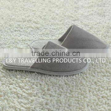 Mens closed toe Velour Hotel Spa Slippers