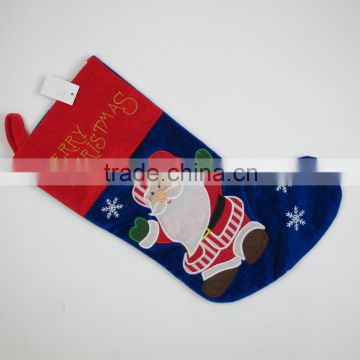 christmas stocking with embroidery