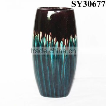 Indoor ceramic restaurant table flower vase