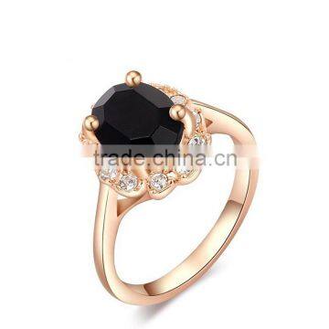 IN Stock Wholesale Gemstone Luxury Handmade Brand Women Metal Ring SKD0336