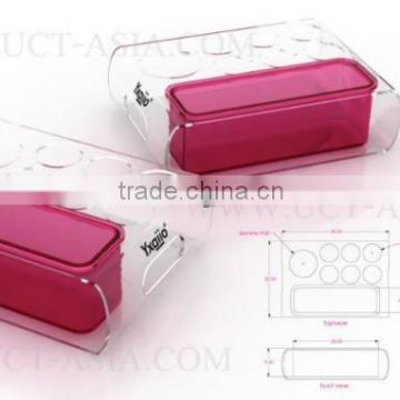 High Quality Pink Color Acrylic Energy Drink Tray for Sale