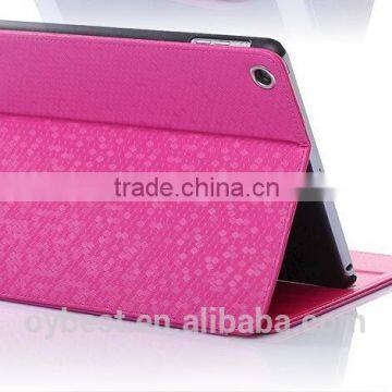 High Quality Leather smart Case for Apple iPad Air/leather case for iPad 5 with stand function