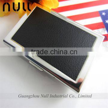 Popular Classic Hot Selling Custom Leather Card Wallet Aluminium