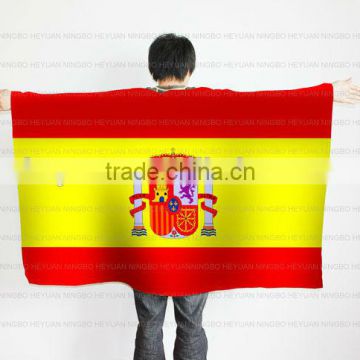 Customized Print Poncho Flag of Spain