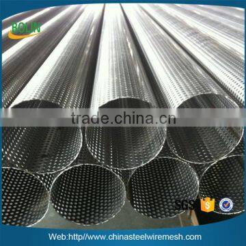 stainless steel perforated tube for exhaust/gas filter