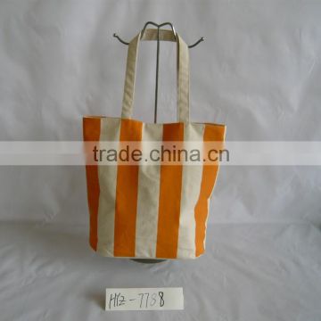 Summer fashion striped paper straw beach bag