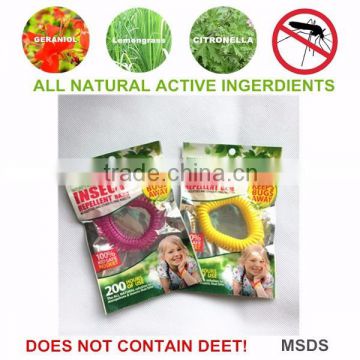 The highest quality deet free mosquito repellent bracelet                        
                                                Quality Choice