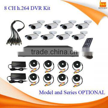 Outdoor standalone H.264 CCTV Camera DVR Kit /8ch dvr kit