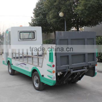 High Quality New electric flatbed truck with collecting garbage