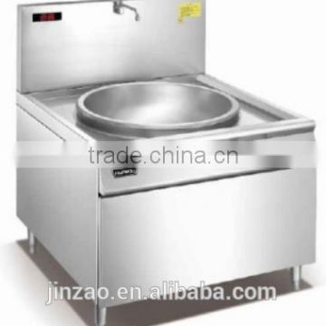 Hot sale Chinese Induction Big Wok Fried Stove for Commercial Kitchen Usage JINZAO HY2-1-6015
