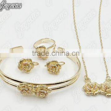 Juyuan Fashion 18K Gold Three Color Baby Set